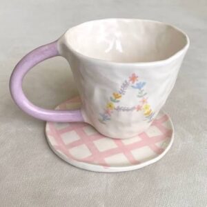 Tazita y plato de té