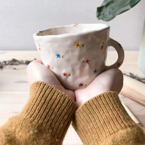 Taza de florecitas